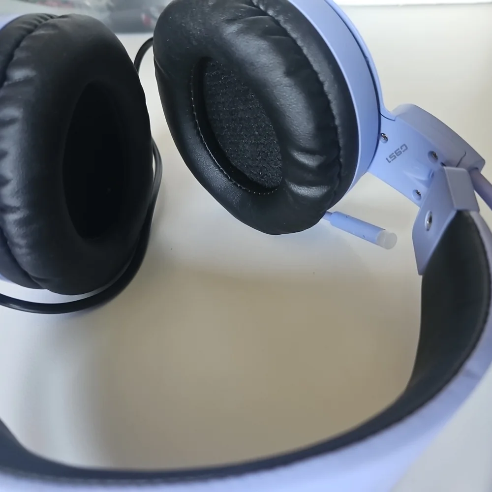 Somic Purple Over-Ear Headphones with Mic
